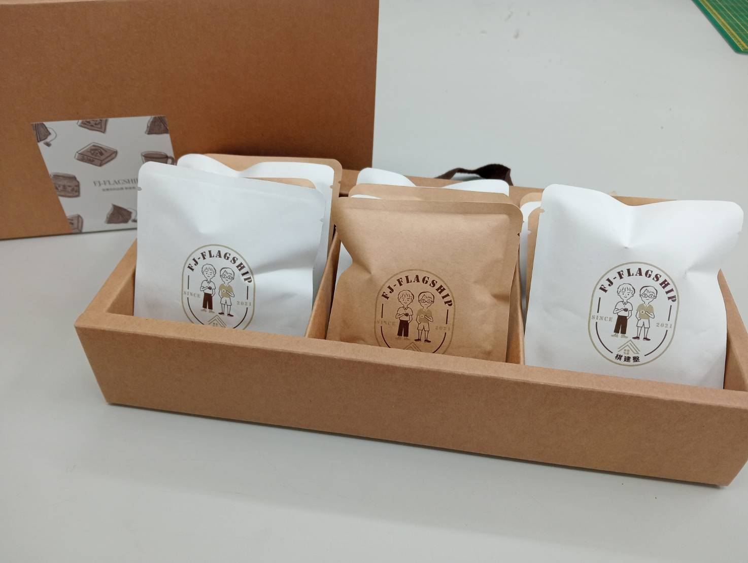 【棋建壂FJ-Flagship X gift】精品濾掛式咖啡禮盒8/12入 任選咖啡風味